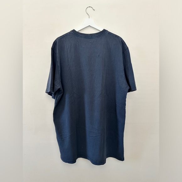 Carhartt Men's Loose Fit Heavyweight Short-Sleeve Pocket T-Shirt, Navy - Picture 2 of 2